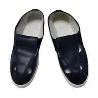 ALLESD Bon Prix Non Pelucheux Durable Bleu Marine/Blanc Chaussures pour salle blanche Chaussures antistatiques Chaussures ESD