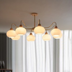 Lámpara de Techo Colgante LED de Latón Estilo Escandinavo, Luz Diurna 6000K, para Sala de Estar, Tamaño Mediano, IP54, Ra90, Garantía de 3 Años - Product Image 2