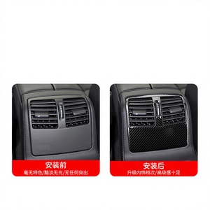 Garniture de ventilation arrière en métal style fibre de carbone pour Mercedes Benz CLS260 300 320 350 2012 2017 - Product Image 5