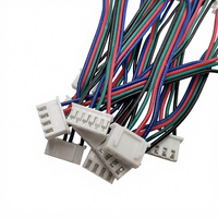 Shanwei Custom JST ZH PH EH XH Wire Harness 1.0-2.54mm Pitch 2-6 Pin AWG26 LVDS Kabel Perakitan untuk PCB Komputer Otomotif 30V