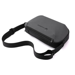 กระเป๋าสะพายไหล่กันน้ำสำหรับผู้ชายวีพาวเวอร์ 18 นิ้วกระเป๋าสะพายข้างสีทึบพร้อมช่องซิปด้านในสำหรับการเดินทางเพื่อการพักผ่อน - Product Image 5