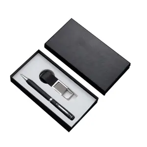 Sleutelhanger Business Gift Set Cajas De Regalo Pen Sleutelhanger Corporate Gift Set Luxe Promotionele Executive Weggeefacties 2024