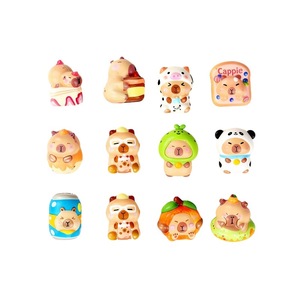 TikTok Special Capybara Squeeze Music Slow Rebound Stress Relief Gadget Pendant <b>Gift</b> Children's Toy PU Small Octopus Ages 8-13 - Product Image 5