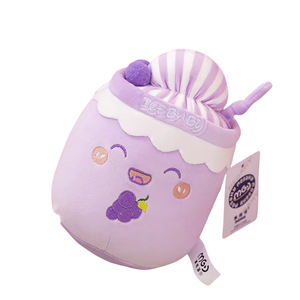 Super suave Animal relleno <span class=keywords><strong>Boba</strong></span> llavero juguetes de peluche relleno burbuja té colgante almohada - Product Image 1