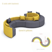 Canapé modulable écologique OfficeFabric au design créatif et original pour la formation, l'éducation précoce, la réception et le repos des invités