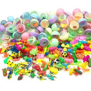 Fabricant pas cher 32mm 45mm 50mm plusieurs tailles interactif coloré Capsule jouet avec des variétés riches pour distributeur automatique