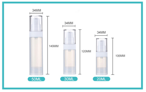 <span class=keywords><strong>20ml</strong></span>-50ml trong suốt tay Lotion chai mỹ phẩm không có không khí chai cho chăm sóc da bao bì - Product Image 2