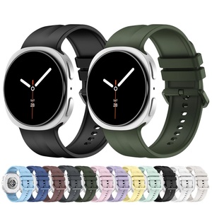 Correa de Reloj de Silicona de Color Sólido con Hebilla Colorida de Estilo Oficial de 20 mm y 22 mm para <span class=keywords><strong>Samsung</strong></span> Galaxy Watch9/8/8 Classic - Product Image 1