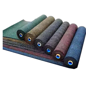 Rouleau de tapis de sol en caoutchouc pour salle de sport 3M-12Mm à absorption acoustique pour le <span class=keywords><strong>fitness</strong></span> - Product Image 4