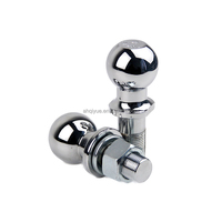 Accessoires de remorque Fourniture de boule d'attelage chromée réglable Diamètre de boule d'attelage tout-terrain 50mm