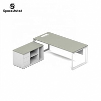 Bureaux et postes de travail ergonomiques modernes SpaceUnited avec structure en acier pour cadres
