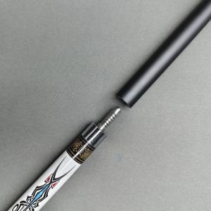 Queue de billard de haute qualité en acier inoxydable avec joint central, bras de billard 1/2 split pour jeu de neuf boules, fût en fibre de verre de 12,5 mm, 145 cm, durable - Product Image 6