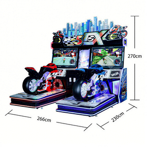 Machine de jeu d'arcade Moto GP authentique la plus populaire pour 2 joueurs, à monnayeur, avec prix d'usine - Product Image 4