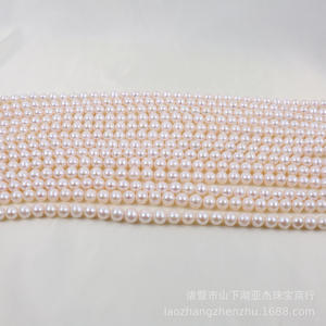 Collar de Perlas de Agua Dulce con Colgante de Elefante con Incrustaciones de Circonita, Estilo Dulce y Moderno de Zhuji, Joyería al por Mayor - Product Image 3