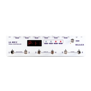 MOOER Bộ điều khiển bàn đạp MKII Bộ điều khiển lập trình với <span class=keywords><strong>6</strong></span> Vòng dụng cụ ghi ta âm thanh L6 hiệu ứng bàn đạp Bass điện - Product Image 1