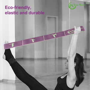 Bandes de Résistance Élastiques Personnalisées Zhensheng pour Exercices d'Étirement et de Tonification Corporelle avec 8/10 Boucles - Product Image 5