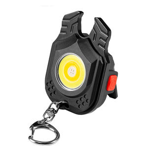 Super Bright COB <b>LED</b> Keychain Flashlight USB Rechargeable Mini <b>Work</b> <b>Light</b> with Bottle Opener Waterproof 3 <b>Light</b> Modes Portable - Product Image 1