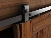 Accessoires d'armoire de cuisine de quincaillerie de porte de grange coulissante de style rustique Mini