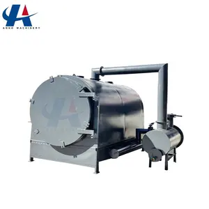 High productivity carbonization furnace for wood airflow horizontal charcoal carbonization stove made in china