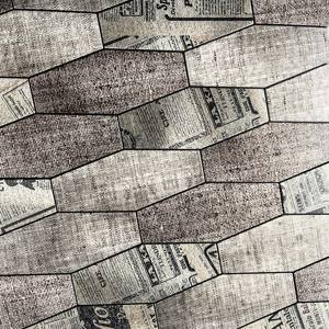 Carreaux muraux hexagonaux autocollants en tissu texturé super léger de 4 mm d'épaisseur au design moderne pour murs intérieurs et salles de bain - Product Image 4