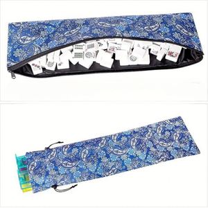 3 Piece <b>Set</b> Printed Waterproof Portable Travel Shoulder Strap Tiles Mat Pusher Carrying Case <b>Mahjong</b> Accessories - Product Image 4