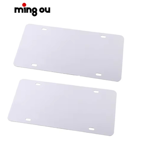 Plaque en métal état européen UE plaques vierges de véhicule plaques d'immatriculation de voiture personnalisées plaque d'immatriculation par sublimation 0.65mm 4 trous - Product Image 3