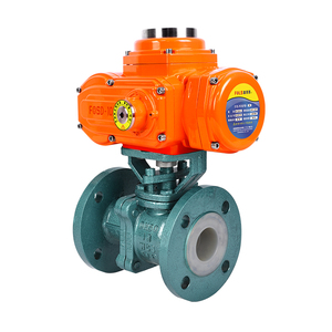 Válvula de Bola Motorizada con Brida, a Prueba de Explosiones, con Actuador de Flúor, de Acero al Carbono WCB, Clase ANSI 150 - Product Image 4