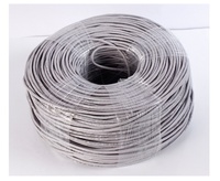 Câble réseau CAT5 double blindage 100m en PVC, cuivre sans oxygène, paire torsadée à huit conducteurs, pour surveillance domestique et connexion haut débit