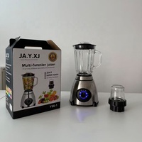Licuadora Profesional de Cocina, de Acero Inoxidable Resistente, Eléctrica, para Jugos de Frutas Frescas, 2 en 1, Licuadora y Exprimidor con Jarra de Vidrio
