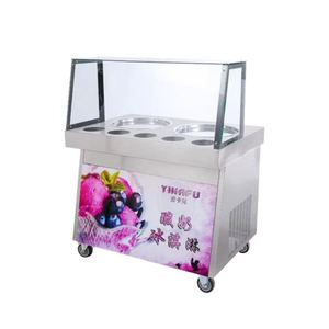 Double-Compressor square Pan Fast Freezing Thick-Cut Frozen Yogurt and Rolled <b>Ice</b> <b>Cream</b> <b>Machine</b> - Product Image 1