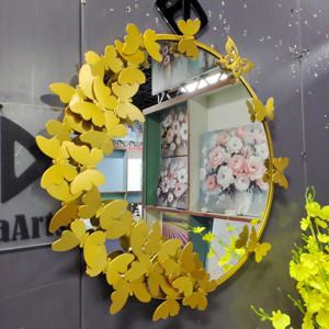 <span class=keywords><strong>Specchio</strong></span> da Bagno 50X50CM Decorazione Murale in Metallo <span class=keywords><strong>Specchio</strong></span> Decorativo in Ferro per Aula Corridoio Camera da Letto <span class=keywords><strong>Specchio</strong></span> per il Trucco - Product Image 6