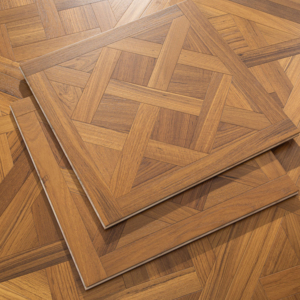 <span class=keywords><strong>Parquet</strong></span> <span class=keywords><strong>stratifié</strong></span> moderne en teck style Versailles, étanche et résistant aux rayures, idéal pour entrepôt - Offre Spéciale - Product Image 1