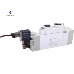 Xingchen SMC tipo SY serie elettrovalvola a solenoide 5/<span class=keywords><strong>2</strong></span> 5/3 modo valvola pneumatica aria singola/doppia bobina - Product Image 1