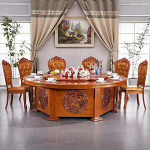 Mesa de comedor eléctrica para hotel Mesa Redonda grande automática para restaurante de <span class=keywords><strong>16</strong></span> personas - Product Image 4