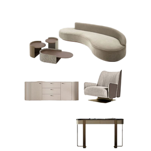 Meubles multifonctionnels en bois massif modernes et luxueux, réglables et personnalisés, pour salon, salle à manger, hôtel, cuisine, appartements - Product Image 1