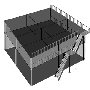 3 רמות mzzanine רצפה מזנין תעשייתי מותאם אישית - Product Image 4