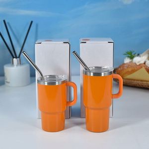 Custom Logo 3oz 4oz Mini Tumbler Handle Stainless Steel Cute Wine <b>Cup</b> Shot Glass Tumbler With <b>Lids</b> <b>Straw</b> - Product Image 3