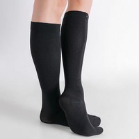 Chaussettes de compression médicales en nylon tricoté pour femmes, avec fermeture éclair, pour varices, hauteur genou, production allemande, vente en gros