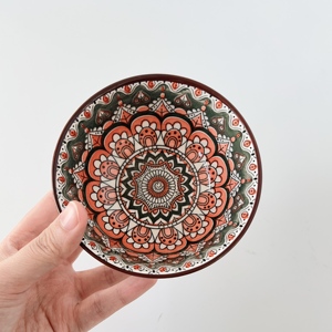 Bol Bohème Personnalisé OEM ODM Style Turc/Iznik/Marocain/<span class=keywords><strong>Persan</strong></span> Mandala Bol à Riz Vaisselle en Porcelaine - Product Image 2