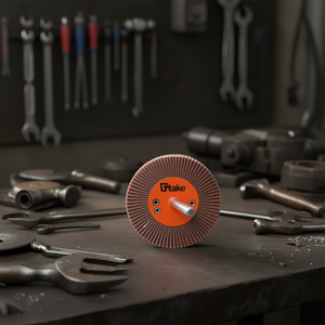Roue à lamelles abrasives Ttake 25x20 mm, tige de 6 mm, corindon, pour le meulage des métaux - Product Image 3