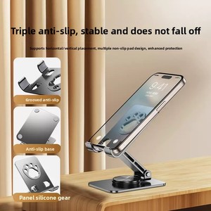Support de téléphone rotatif à 360 degrés en forme de patte de chat, pliable et multifonctionnel, idéal pour les utilisateurs paresseux, le streaming en direct et la visualisation - Product Image 3