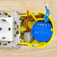 Shelly 1 Système d'automatisation d'interrupteur mural AC de haute qualité 16A Interrupteur relais intelligent sans fil pour la maison intelligente