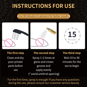Заводская оптовая цена, Мужской Внешний спрей для задержки, Увеличенное время, расширенный спрей, секс-продукт для мужчин - Product Image 5
