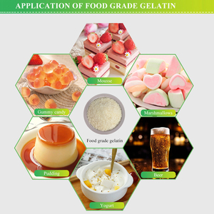 Bulk Unflavored 220 Bloom <strong>Edible</strong> Gelatin Gummy Bear Candy