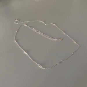 S925 Sterling <b>Silver</b> Necklace <b>Choker</b> 405cm Length Minimalist Chic Elegant Versatile For Layering Gift Wear - Product Image 3