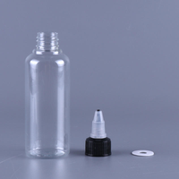 Bouteilles compte-gouttes en plastique PET vides pour encre de tatouage, 30ml, 60ml, 100ml, 120ml, avec bouchon torsadé, pour pigments et huiles – NOUVEAU