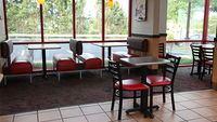Meubles de restaurant de style américain, chaises de café et tables rondes et carrées, meubles de café, ensembles de restaurant modernes en métal et en fer