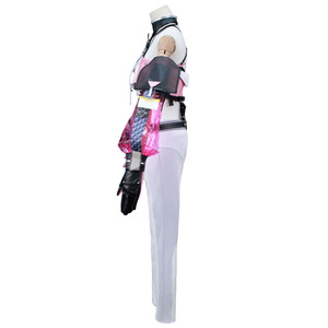 Costume de cosplay Huayi Arknights Endand, ensemble d'accessoires de coiffure Yvonne, pantalon, tenue de style C pour femme, en polyester, pour jeu de rôle End World - Product Image 4