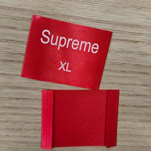 Diy Small Black Clothing Tags Woven Label for Wigs Custom Heat Cut Beige Woven Clothing Labels With Symbols - Product Image 3