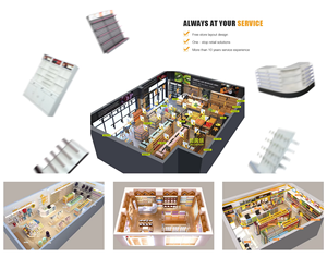 Estante Metálico de Exhibición con Logotipo para Supermercados, Tiendas Minoristas, Tiendas de Comestibles y Conveniencia - Product Image 3
